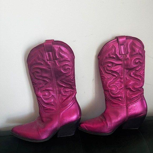 STEVE MADDEN WEST METALLIC FUSCHIA - Picture 7 of 8